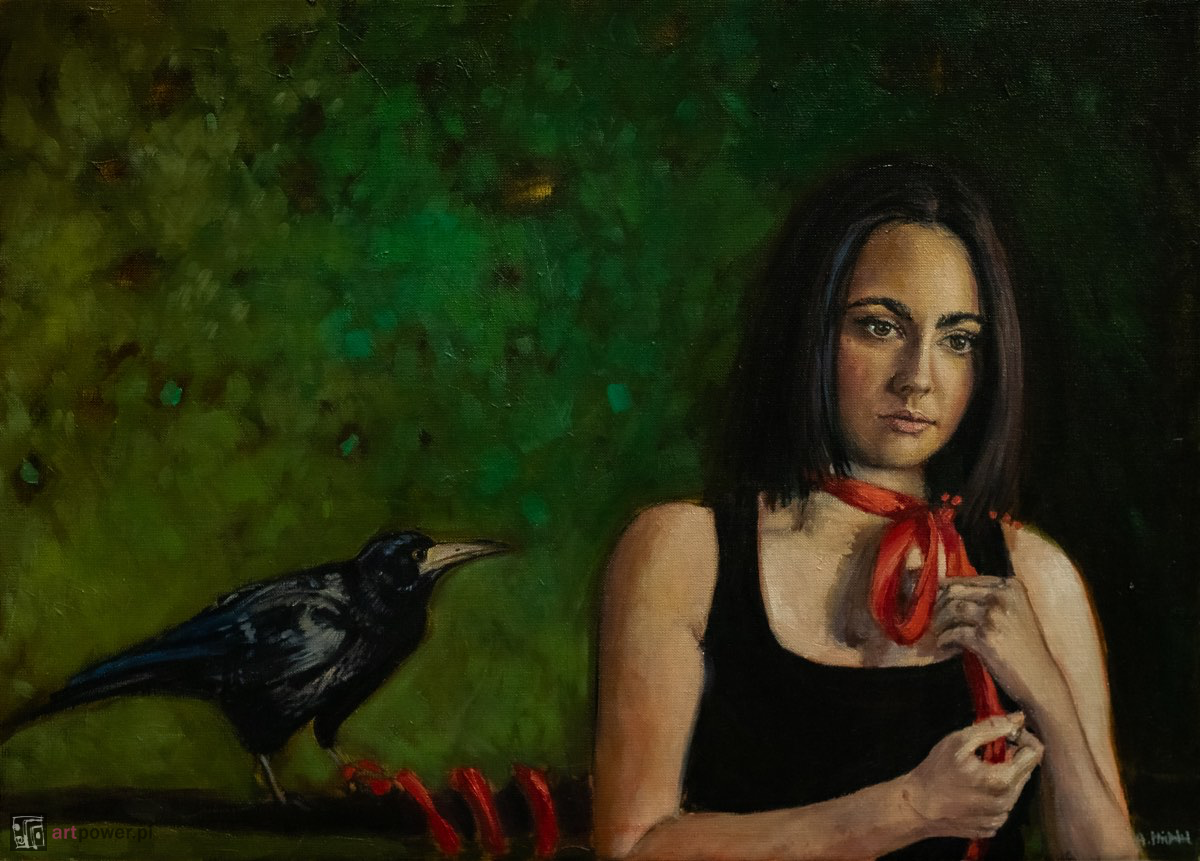 Portret z krukiem - 1
