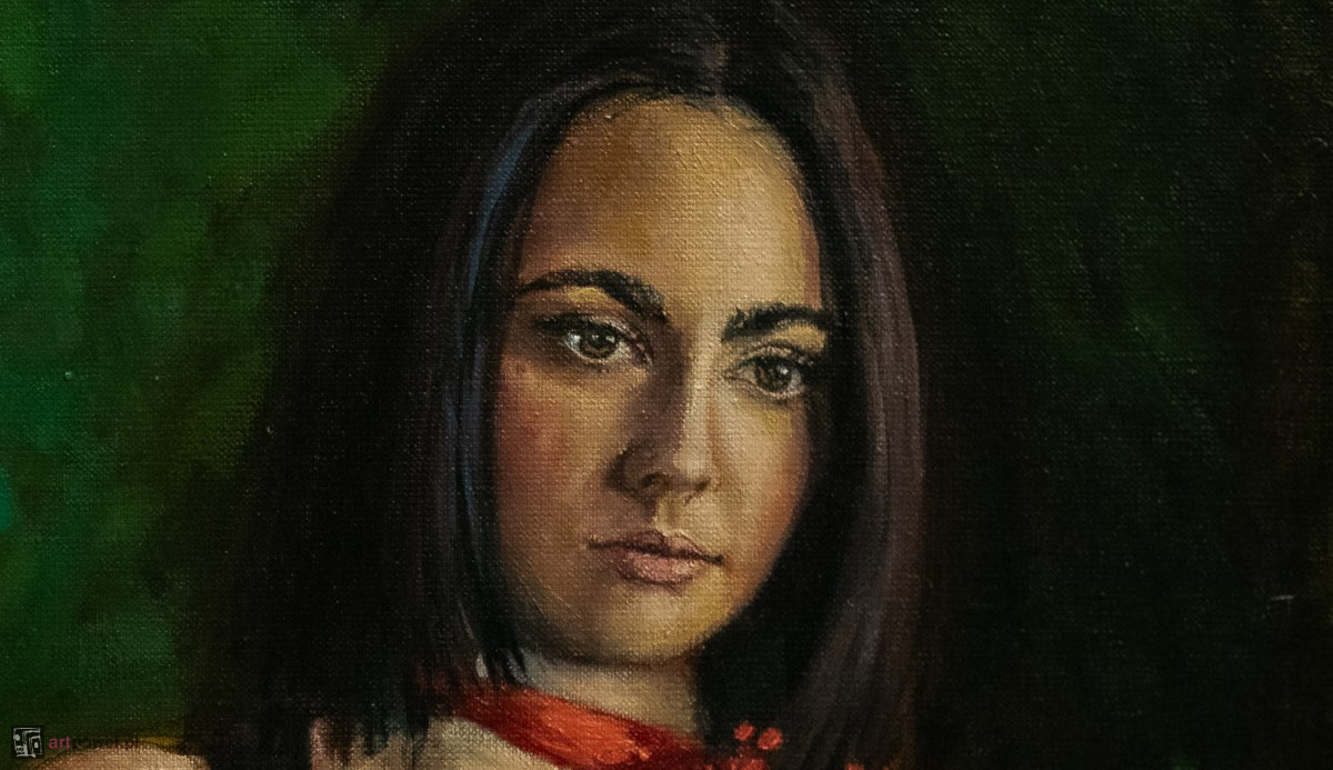 Portret z krukiem - 2