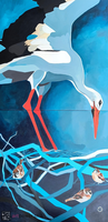 Bocian i wróble - 1