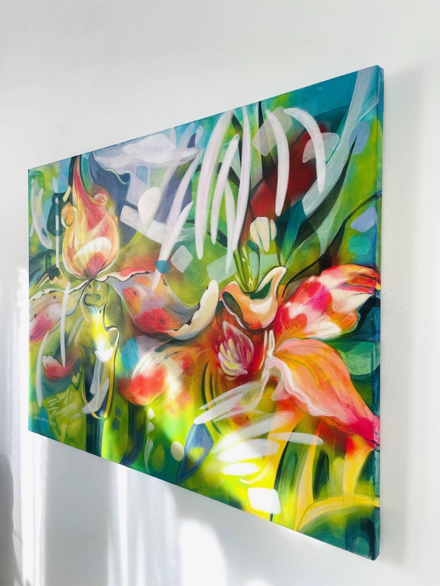 Wariacja kolorystyczna z orchideą - 7