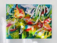 Wariacja kolorystyczna z orchideą - 6