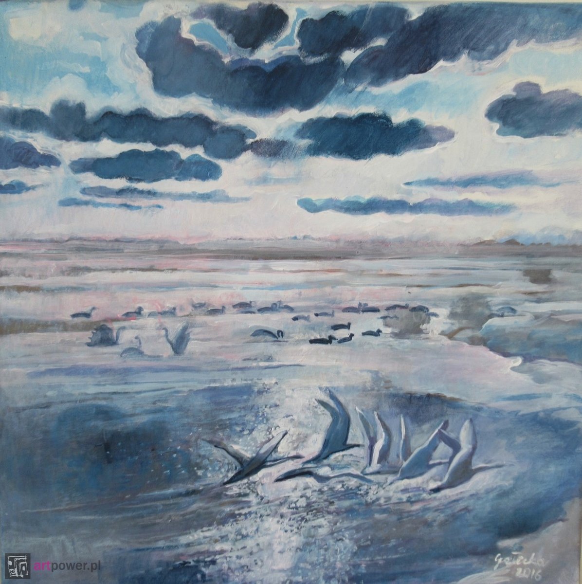 Uciekające łabędzie - 1
