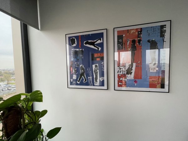 grafiki collage cyfrowe Ryszarda Gancarza